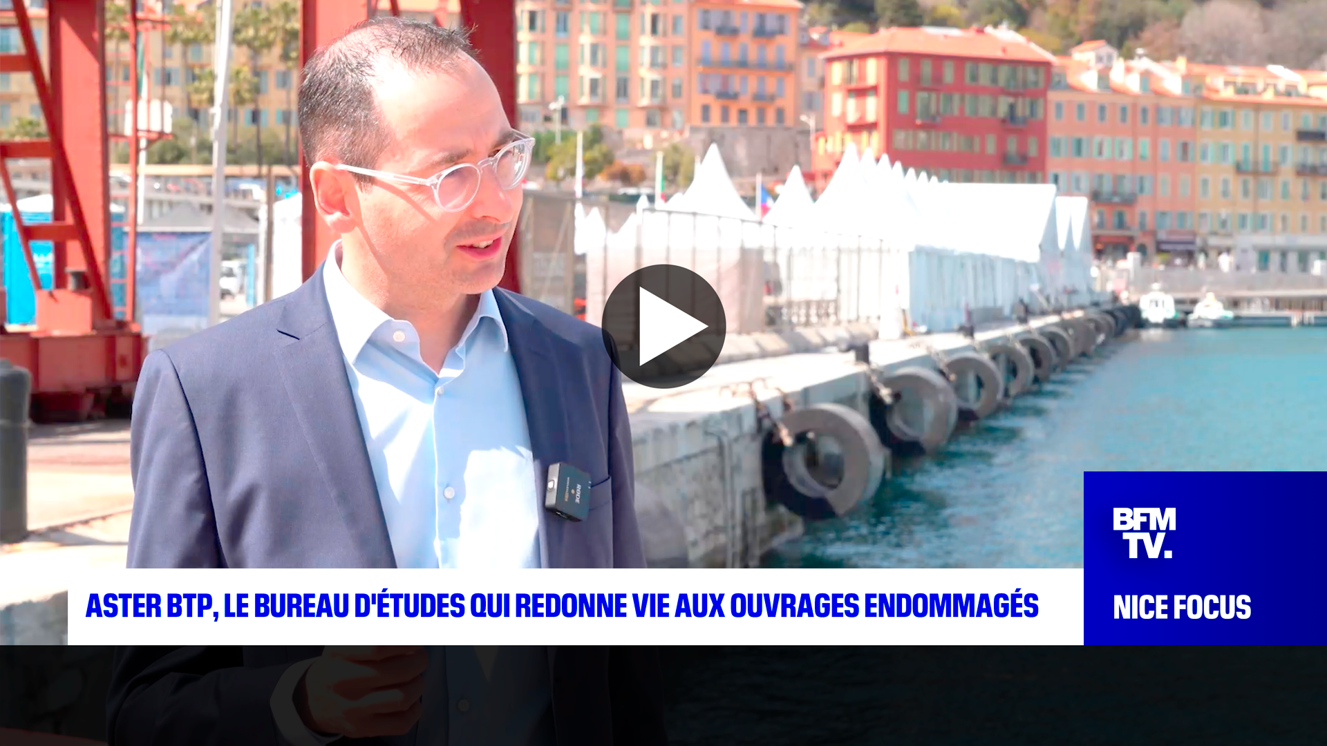 Aster BTP dans l'émission Nice Focus de BFMTV