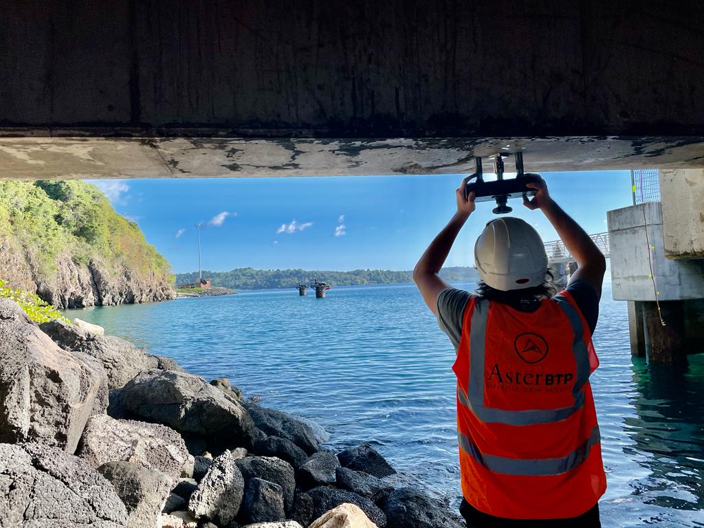 Ouvrage portuaire, port de Longoni à Mayotte